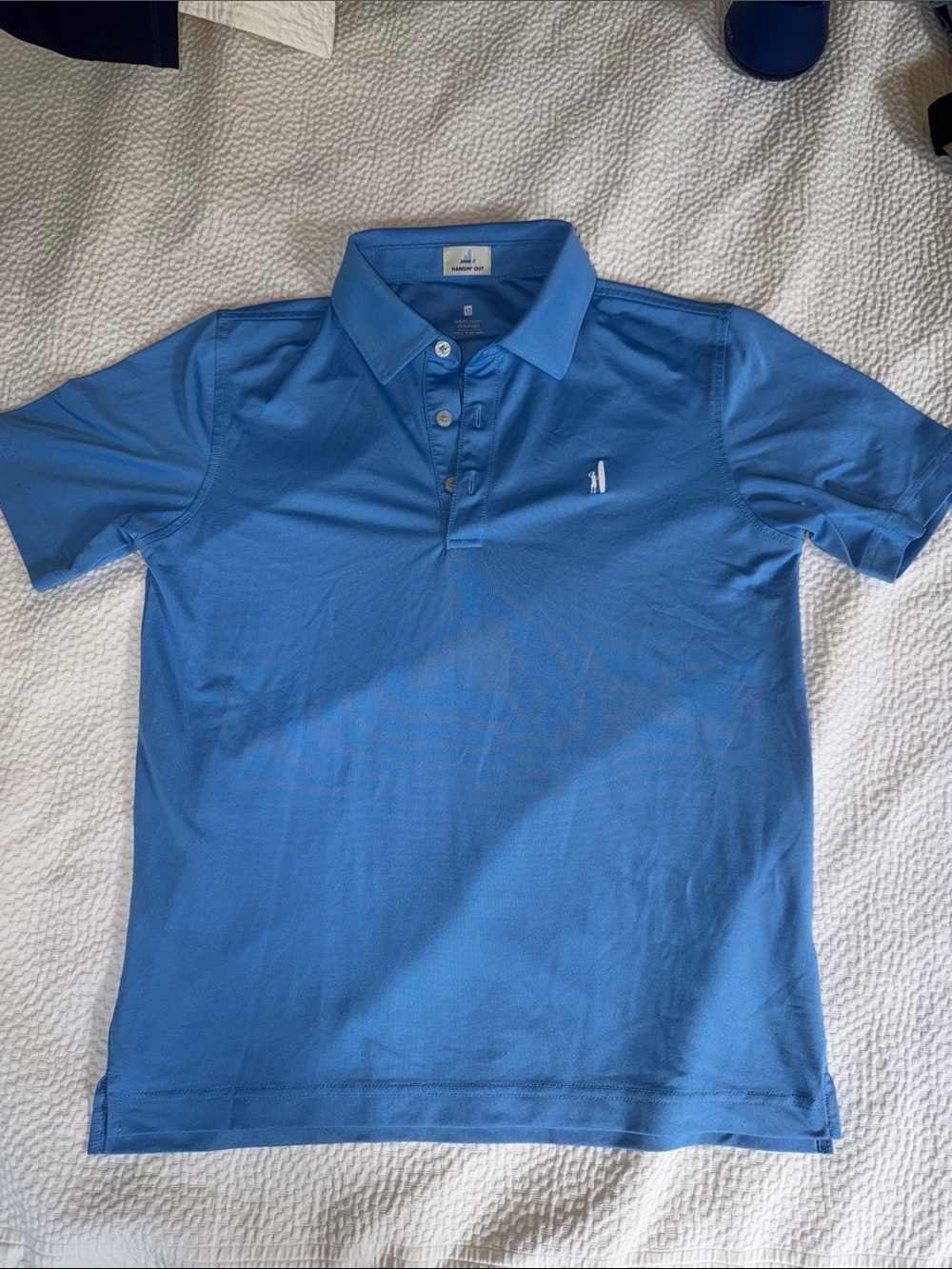johnnie-O Blue Performance Polo